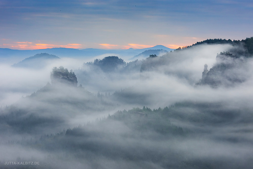 Septembermorgen - Sächsische Schweiz