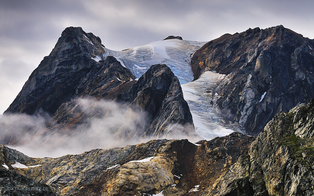 Schwindender Gletscher